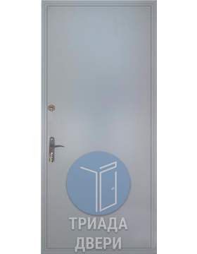техническая дверь для склада с двусторонним окрасом нитроэмаль