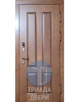 стальная трехконтурная дверь мдф для уличного применения